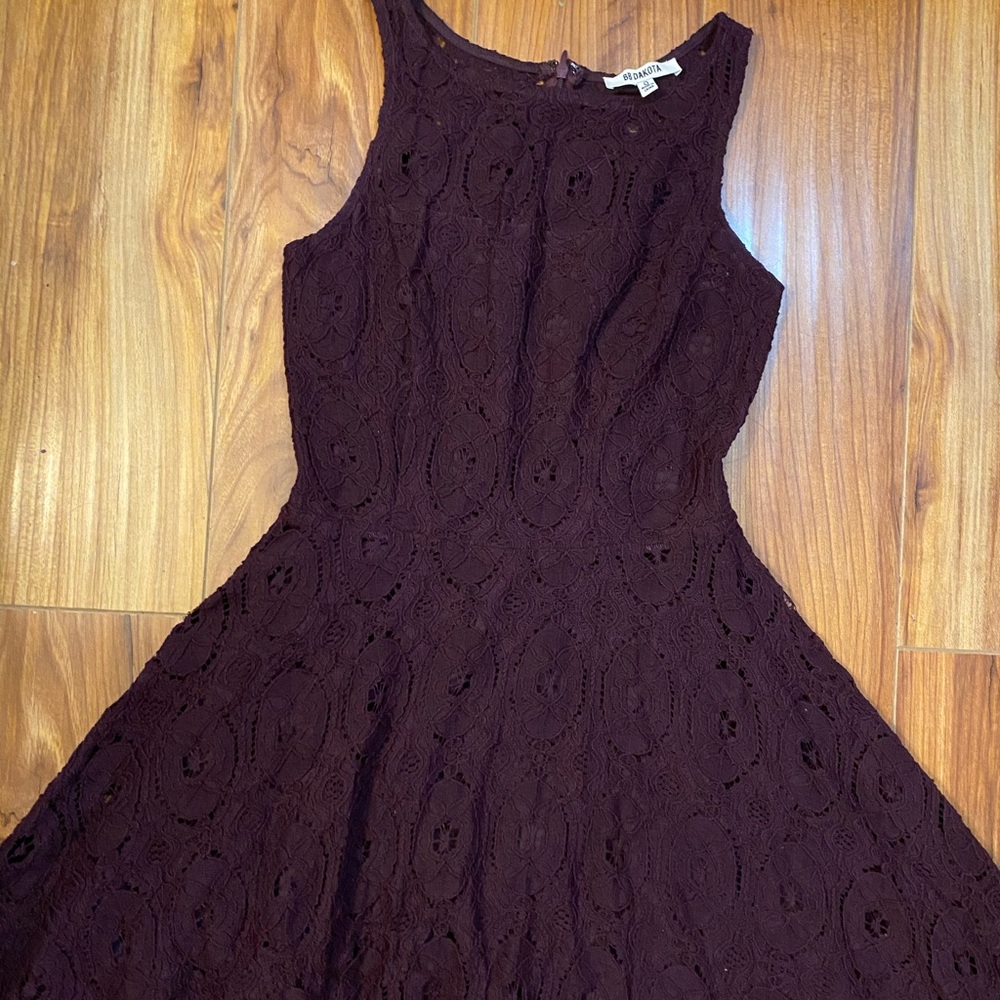 New purple A line dress skater skirt